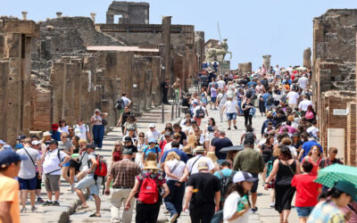 El exceso de visitantes en Pompeya obliga a limitar el acceso