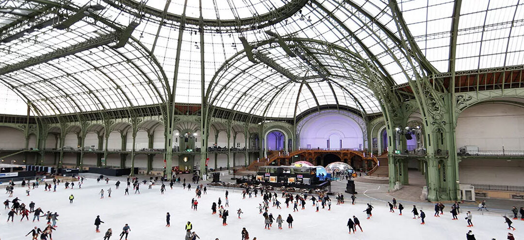 LA PISTA DE HIELO CUBIERTA MAS GRANDE DEL MUNDO SE ENCUENTRA EN EL GRAND PALAIS DE PARÍS