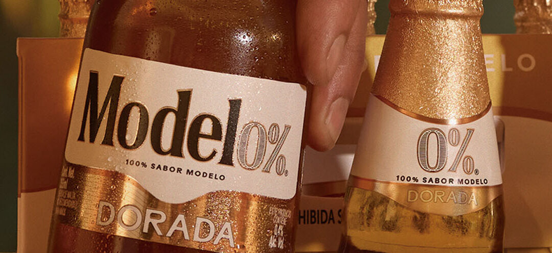 CERVEZA MODELO LANZA  MODEL0% PARA DISFRUTAR AL 100%