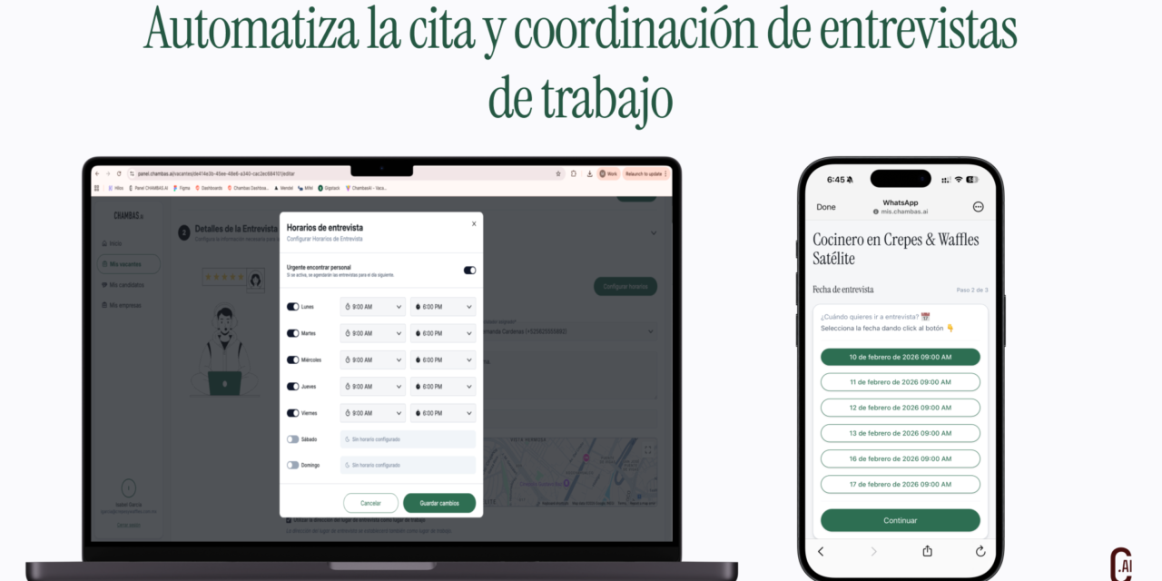 CANIRAC y Chambas AI anuncian alianza estratégica para fortalecer el empleo en la industria restaurantera