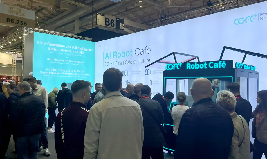 El primer café robotizado totalmente automatizado de séptima generación del mundo debuta en la feria NRA Show 2026 en Chicago.