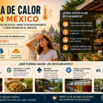 Ola de calor en México: horarios de riesgo y el reto para los restaurantes en 2026