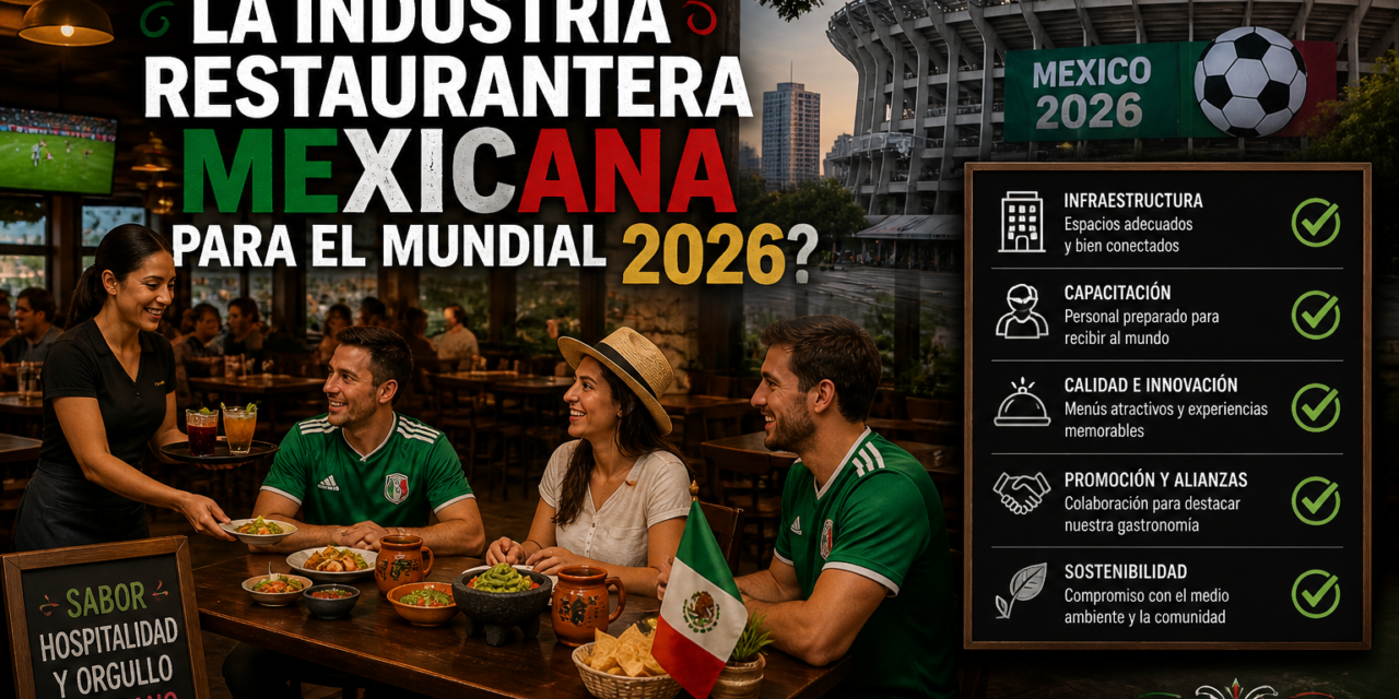 ¿Está lista la industria restaurantera mexicana para el Mundial 2026?