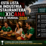 ¿Está lista la industria restaurantera mexicana para el Mundial 2026?