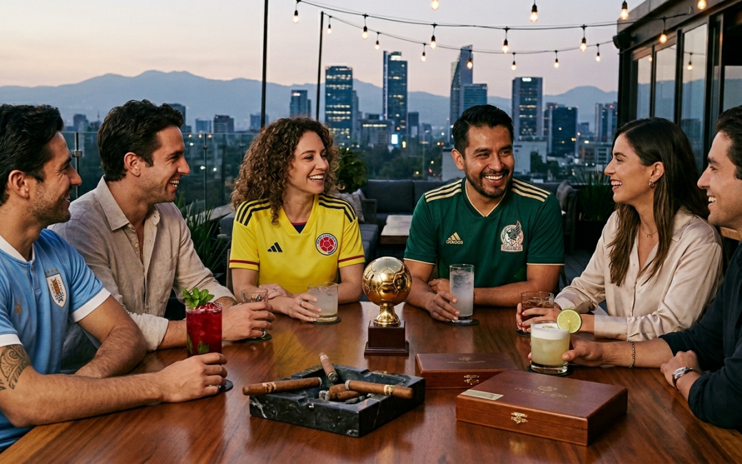 4 cócteles mundialistas y cómo maridarlos con un Habano esta temporada