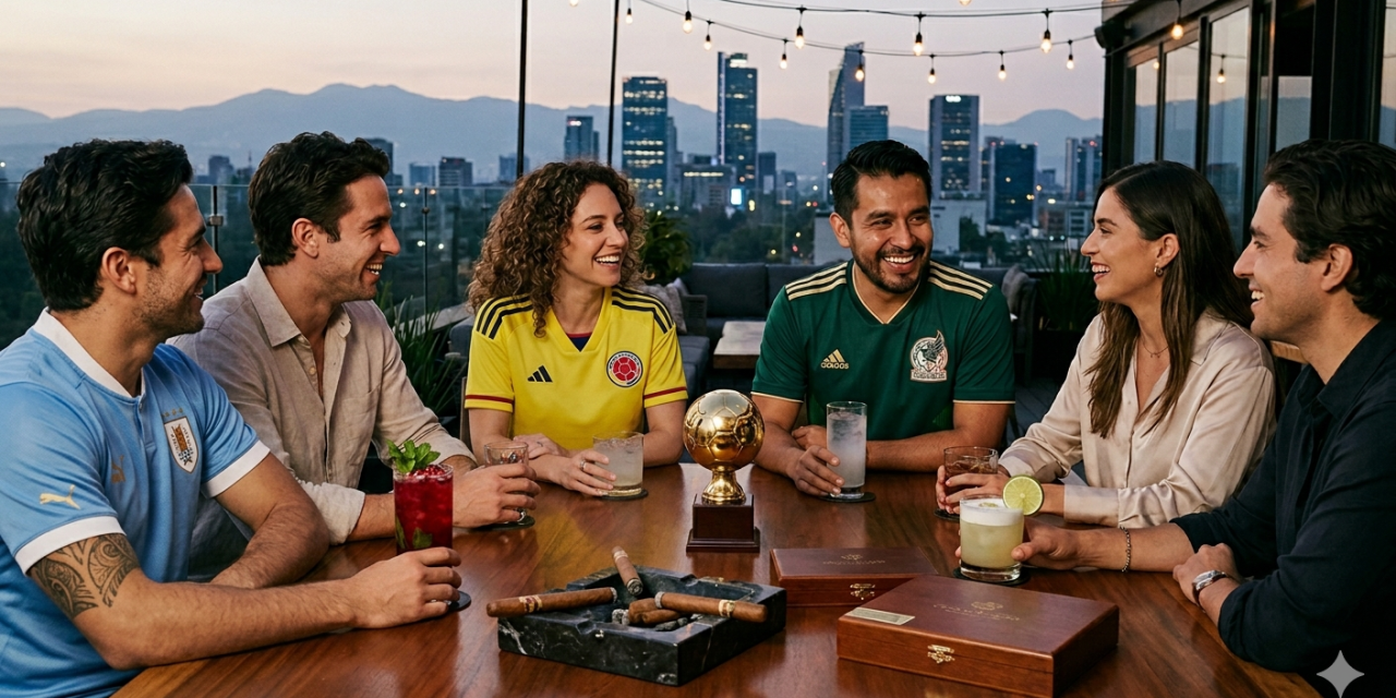 4 cócteles mundialistas y cómo maridarlos con un Habano esta temporada