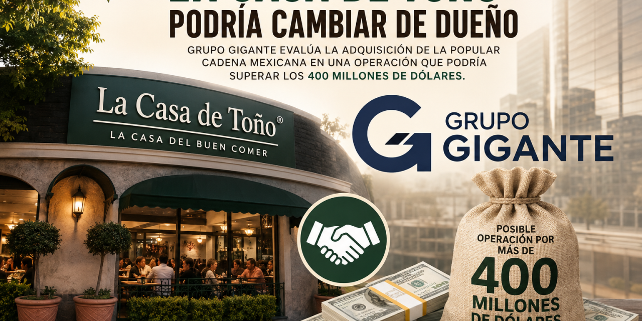 La Casa de Toño podría cambiar de dueño: Grupo Gigante va por la popular cadena mexicana