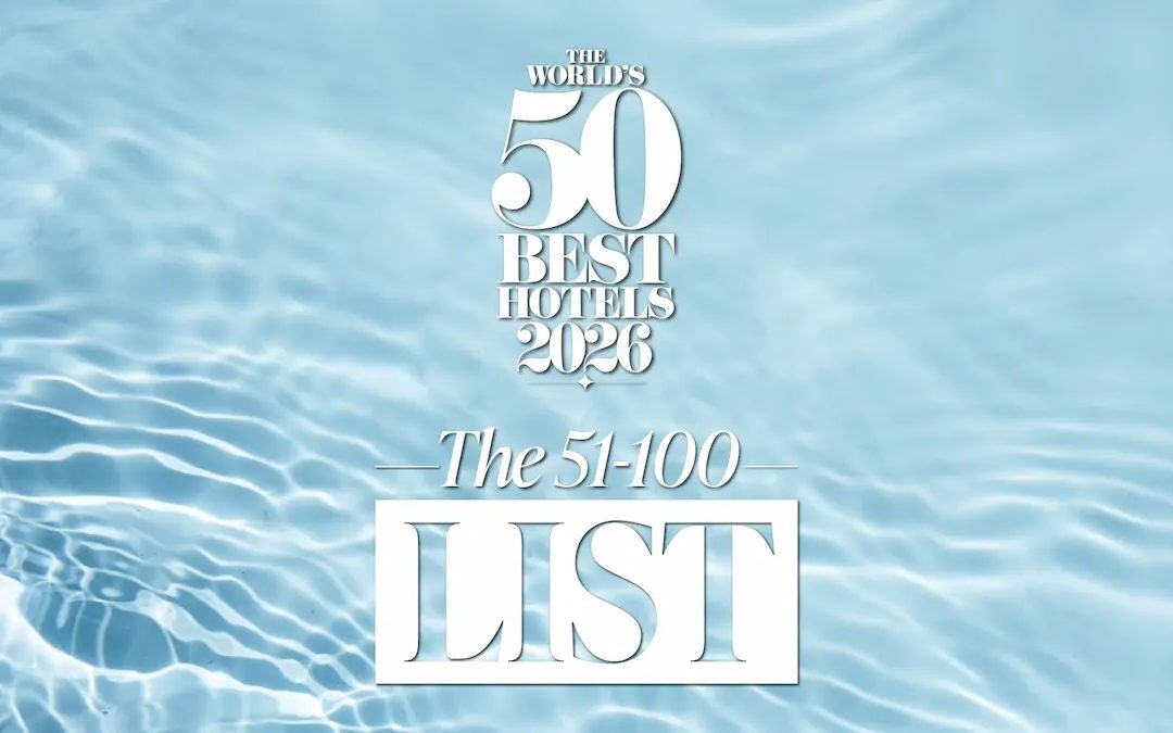 Se acaba de revelar la lista preliminar de los 50 Mejores Hoteles del Mundo para 2026.