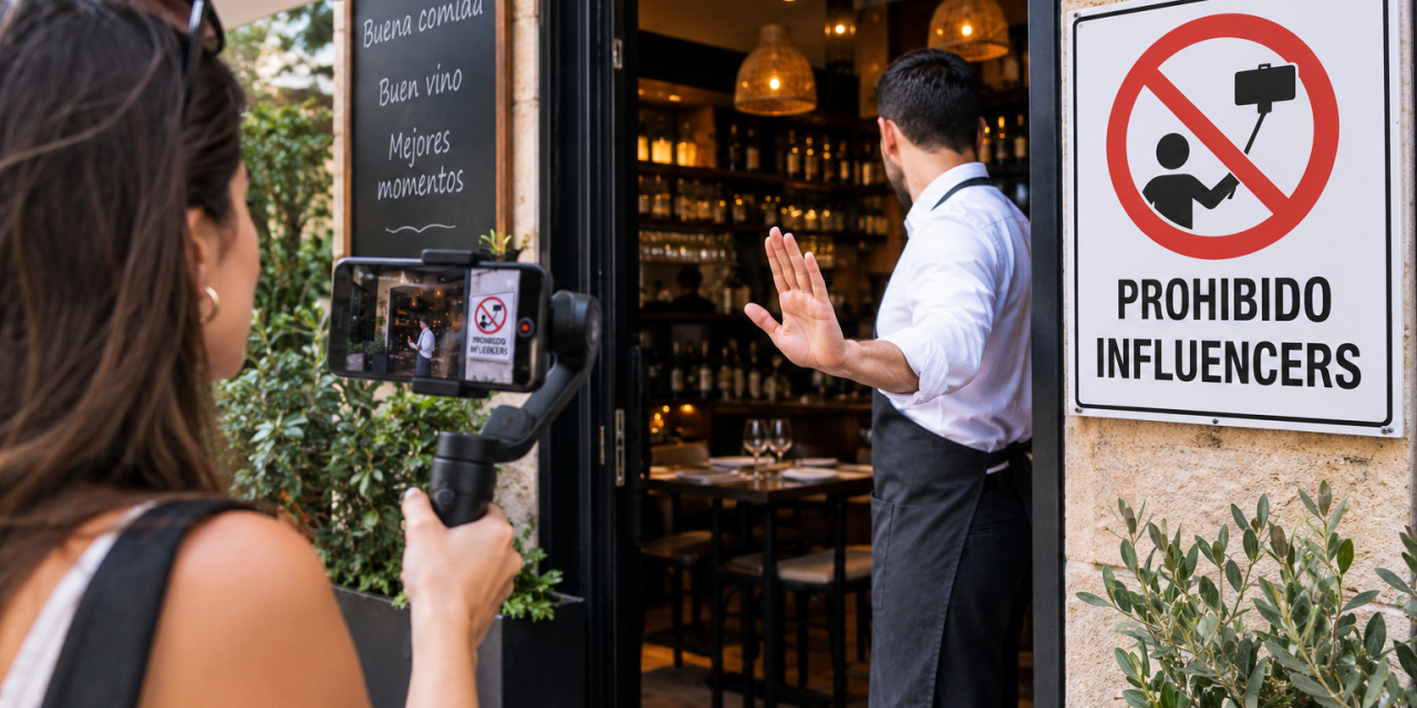 Restaurantes en España ponen límites a los influencers: cuando la visibilidad ya no paga la cuenta